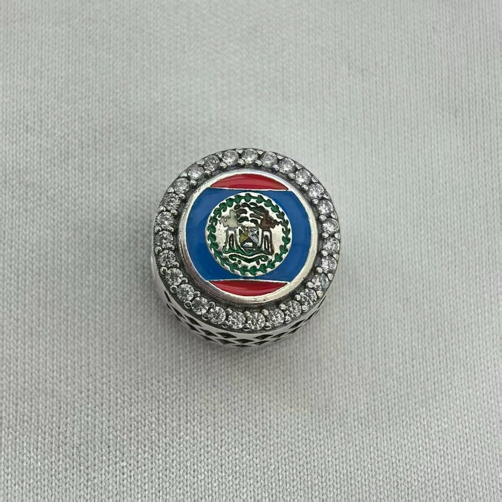 Pandora Belize  Exclusive Bead Charm Pendant, S925 Silver Jewelry